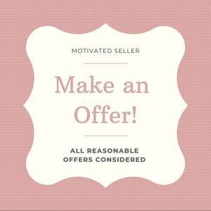 Offers are considered!